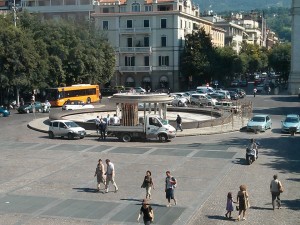 Fontana di piazza Tacito lavori