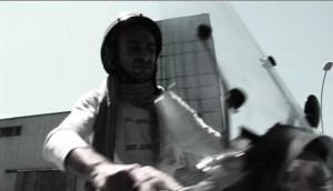 Una scena del cortometraggio di Andrea Sbarretti "L'operaio dell'Ast"