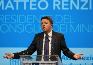 Matteo Renzi a Brescia