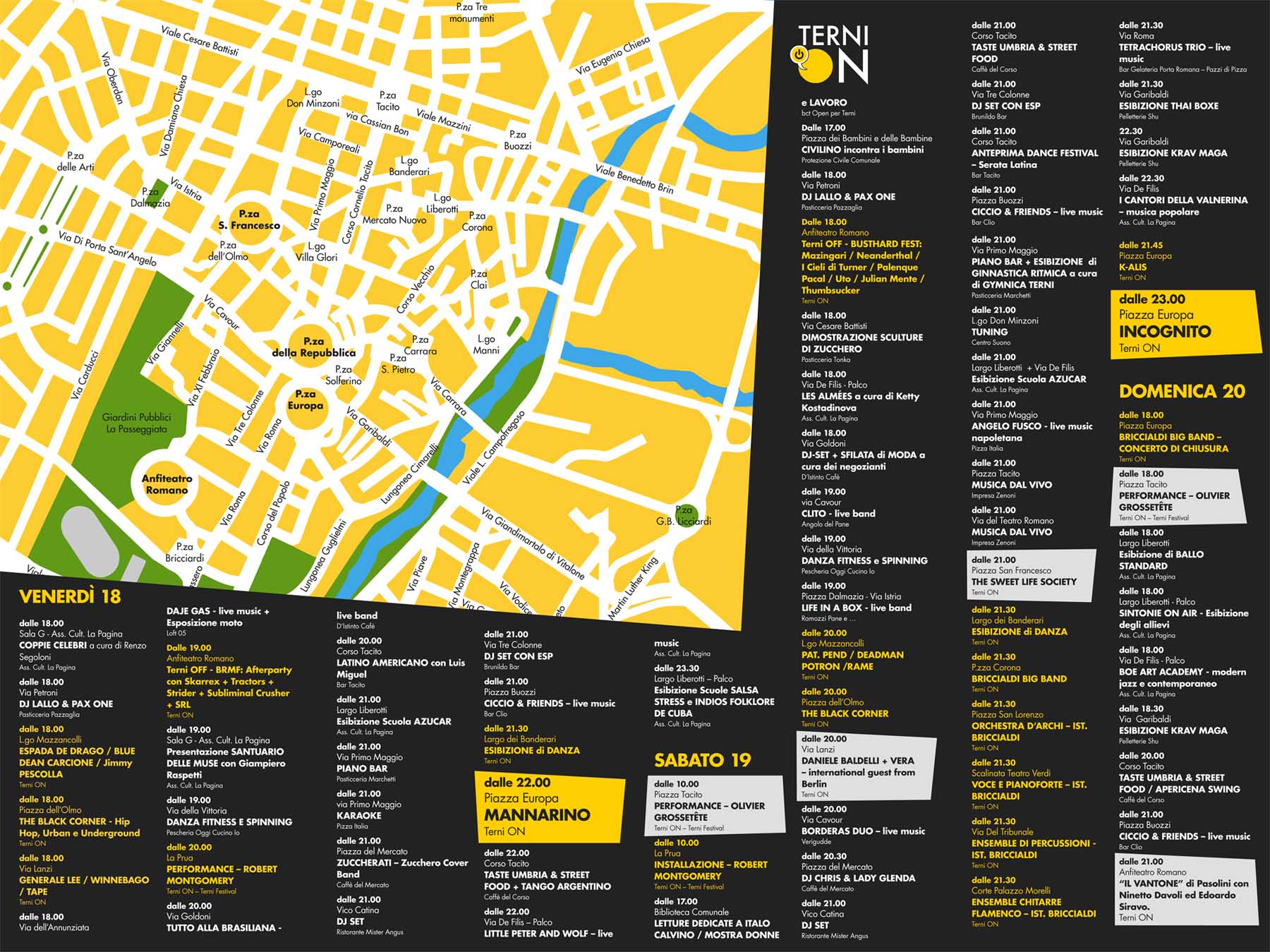 Mappa eventi - TerniOn 2015