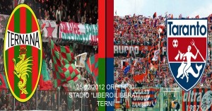 Ternana – Taranto 1-1, pareggio ospite nel finale e occasione persa per le fere