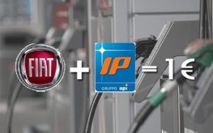 Accordo Fiat-Ip: per chi acquista un’auto nuova, prezzo bloccato a 1 euro del carburante