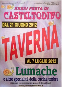 SPETTACOLO E SAGRA  – Festa di Casteltodino e Sagra della Lumaca