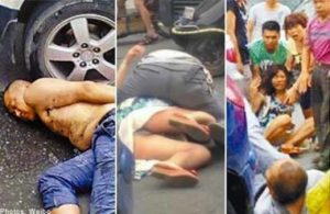 Autista di autobus cinese divora viso di una passante, come nel film Resident Evil