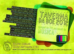 SAGRA E SPETTACOLO – ”Taverna di Castello” e ”Taverna da Boe”