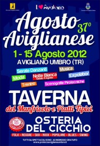 ENOGASTRONOMIA, MUSICA E SPETTACOLO – Agosto Aviglianese 2012