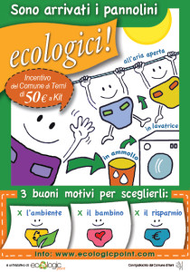 Eco-mamma: al via campagna per uso pannolini lavabili, previsti contributi per l’acquisto