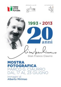 Al via la mostra ”20 anni Ciaurro” in ricordo dell’ex sindaco ternano