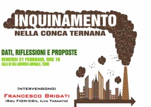 Prc: ”Terni è inquinata, stop a negazioni del sindaco”. Assemblea pubblica e confronto con Taranto