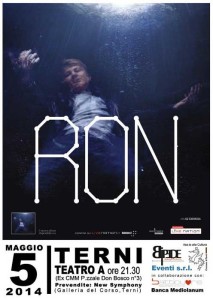 Terni, lunedì Ron in concerto al teatro del Centro Multimediale
