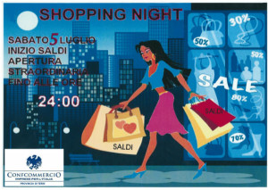 Terni, negozi aperti fino a mezzanotte per festeggiare inizio saldi estivi