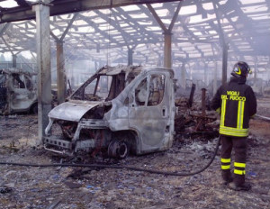Terni, incendio Dm Caravan, Arpa: ”Valori ambientali nei limiti di legge”