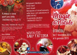 Ad Otricoli si festeggiano le festività con ”Magie di Natale”: musica, presepi, mercatini
