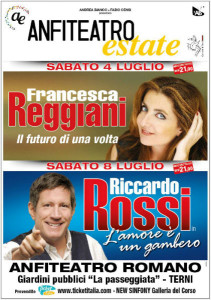 Terni, Anfiteatro Estate 2015: cinque serate, il programma