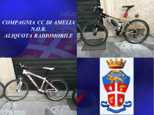 Terni, furti di biciclette, denunciati un 19enne ternano e un 17enne rumeno