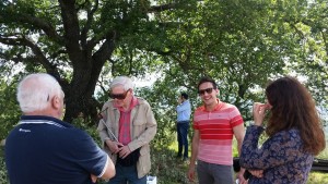 Lugnano in Teverina, sopralluogo del professor Soren in vista della ripresa degli scavi nella necropoli