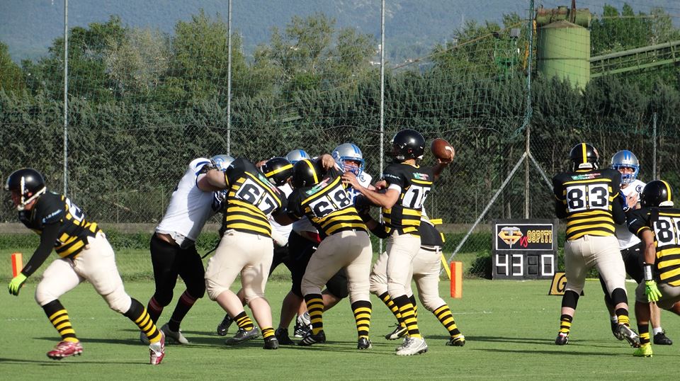 Gli Steelers in azione (Foto Gragnaniello)